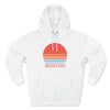 Premium Boston, Massachusetts Hoodie - Retro 80s Unisex Sweatshirt