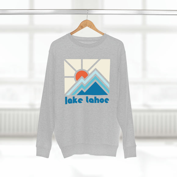 Premium Lake Tahoe, California Crewneck Sweatshirt - Retro Unisex Sweatshirt