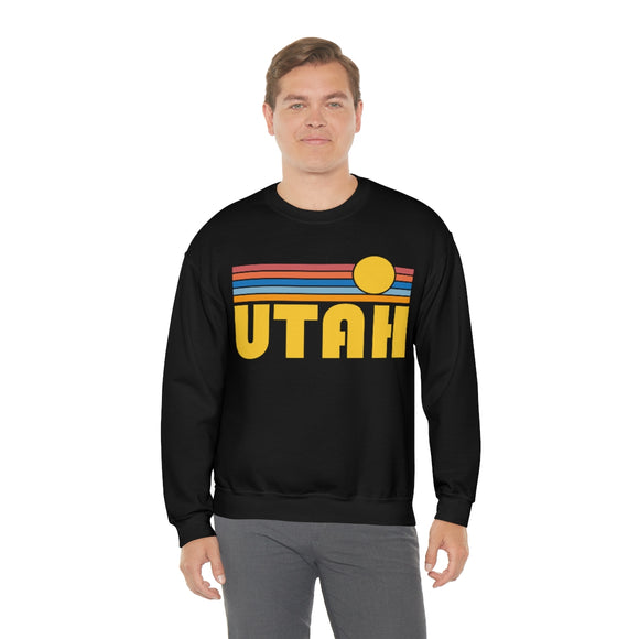 Utah Sweatshirt - Retro Sunrise Unisex