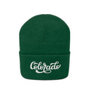 Colorado Beanie - Adult Hand Lettered Embroidered Colorado Knit Hat-6