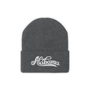 Alabama Beanie - Adult Hand Lettered Embroidered Alabama Knit Hat-5