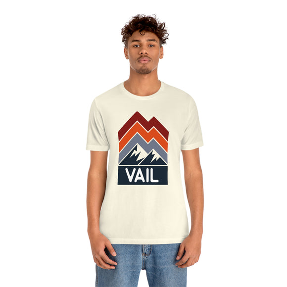Vail, Colorado T-Shirt - Retro Mountain Unisex Vail Shirt