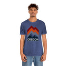 Oregon T-Shirt - Retro Mountain Unisex Oregon Shirt-48