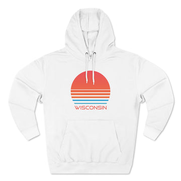 Premium Wisconsin Hoodie - Retro 80s Unisex Sweatshirt - 0