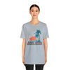 Jekyll Island, Georgia T-Shirt - Retro Palm Tree & Beach Unisex Jekyll Island Shirt