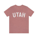 Utah T-Shirt - Paint Text Unisex Utah Shirt-4