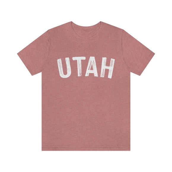 Utah T-Shirt - Paint Text Unisex Utah Shirt