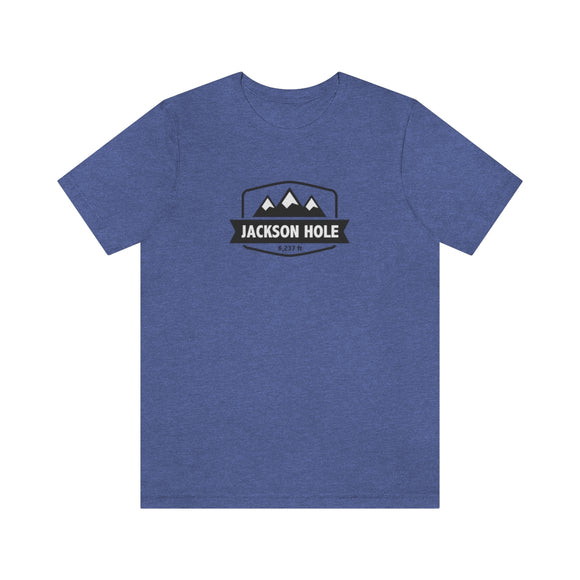 Jackson Hole, Wyoming T-Shirt - Altitude Badge Unisex Jackson Hole Shirt