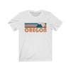 Oregon T-Shirt - Retro Mountain Adult Unisex Oregon T Shirt