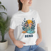 Bend, Oregon T-Shirt - Mountain Illustration Bend Washington Shirt