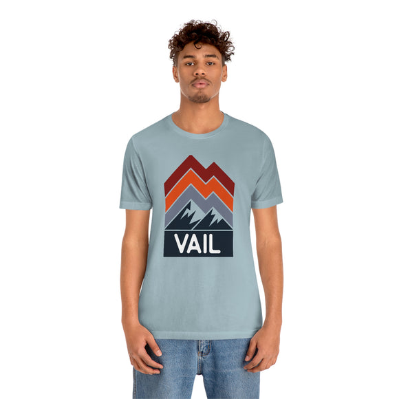 Vail, Colorado T-Shirt - Retro Mountain Unisex Vail Shirt