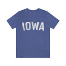 Iowa T-Shirt - Paint Text Unisex Iowa Shirt-1