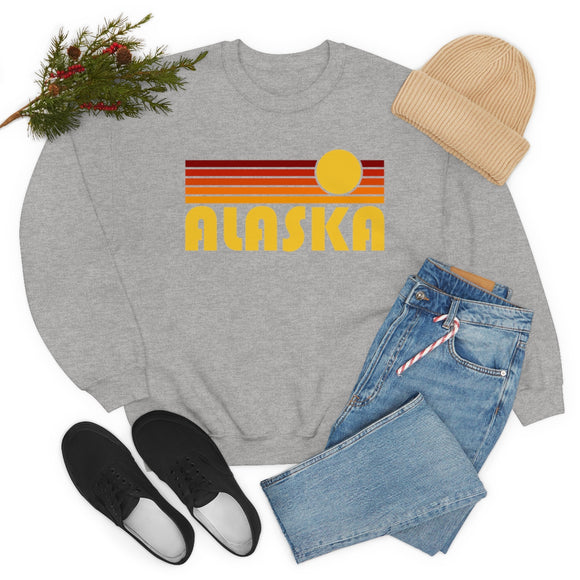 Alaska Sweatshirt - Retro Sunset Unisex