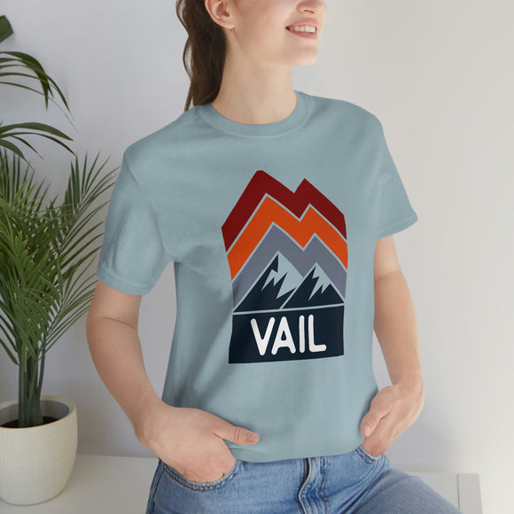 Vail, Colorado T-Shirt - Retro Mountain Unisex Vail Shirt