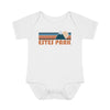 Estes Park Baby Bodysuit - Retro Mountain Estes Park, Colorado Baby Bodysuit