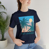 Fort Lauderdale, Florida T-Shirt - Retro Palm Tree & Beach Unisex Fort Lauderdale Shirt