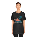West Palm Beach, Florida T-Shirt - Retro Palm Tree & Beach Unisex West Palm Beach Shirt-51