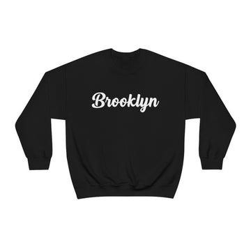 Buy black Brooklyn, New York Sweatshirt - Retro Sunset Unisex