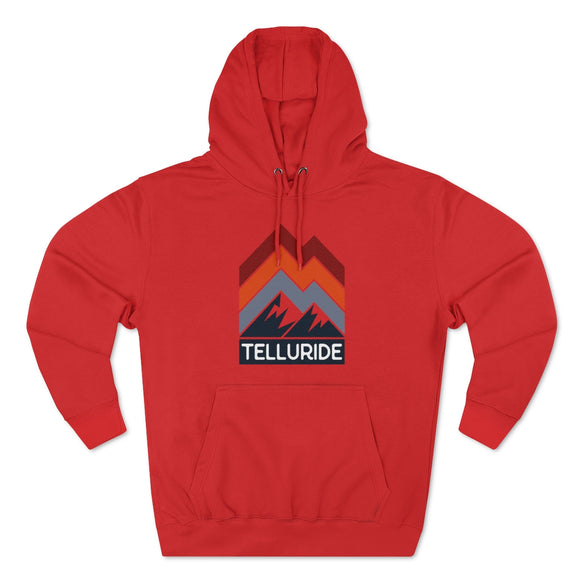 Premium Telluride, Colorado Hoodie - Retro Unisex Sweatshirt