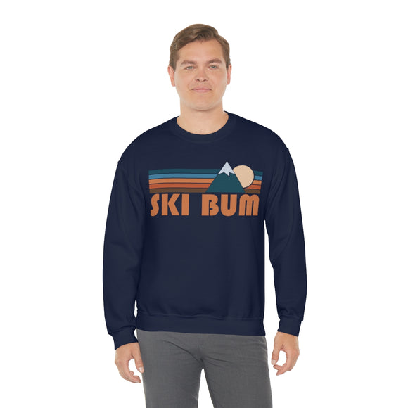 Ski Bum Sweatshirt - Retro Mountain Unisex