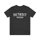 Detroit, Michigan Shirt - Paint Text Unisex Detroit T-Shirt-15