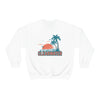 Clearwater, Florida Sweatshirt - Unisex Retro Palm Tree Crewneck Clearwater Sweatshirt