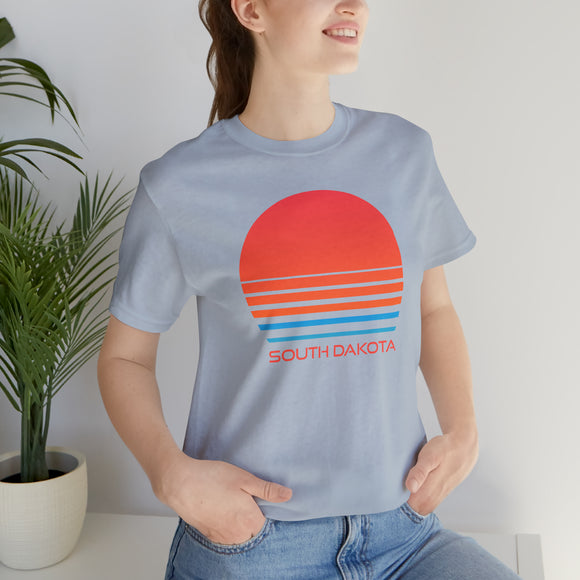 South Dakota T-Shirt - Retro 80s Unisex South Dakota Shirt