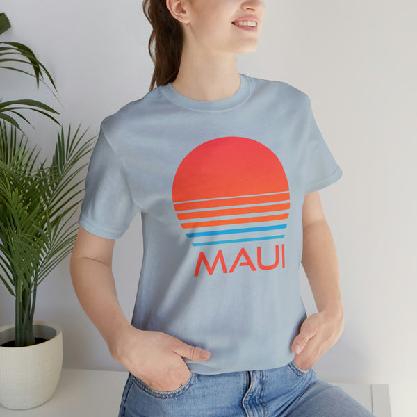 Maui, Hawaii T-Shirt - Retro 80s Unisex Maui Shirt