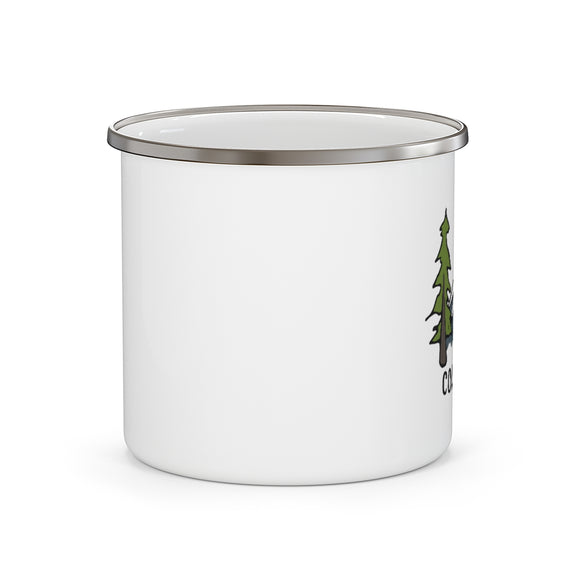 Colorado Camp Mug - Retro Enamel Camping Colorado Mug