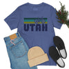 Utah T-Shirt - Retro Mountain Bike Adult Unisex Utah T Shirt