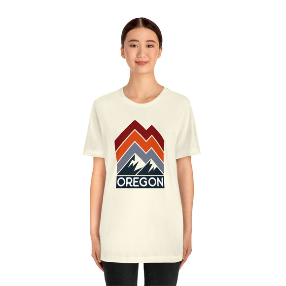 Oregon T-Shirt - Retro Mountain Unisex Oregon Shirt