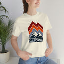 California T-Shirt - Retro Mountain Unisex California Shirt-33