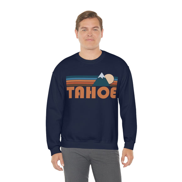 Tahoe, California Sweatshirt - Retro Mountain Unisex