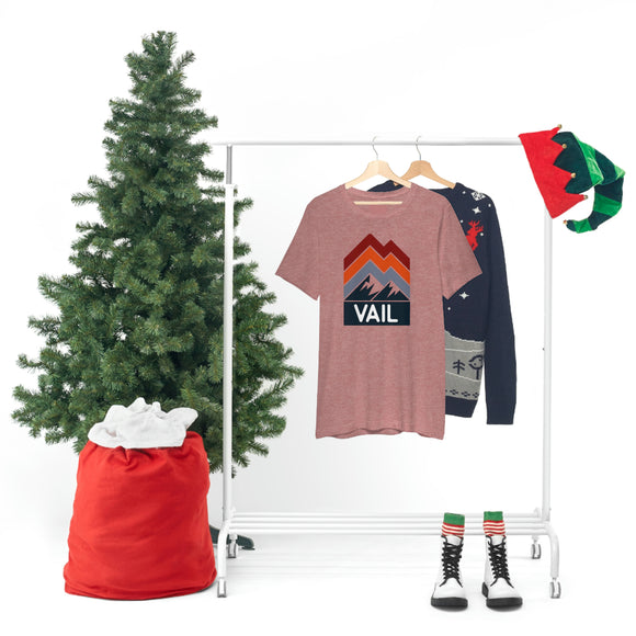 Vail, Colorado T-Shirt - Retro Mountain Unisex Vail Shirt