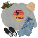 Hawaii Sweatshirt - Unisex Retro Palm Tree Hawaii Crewneck Sweatshirt-26
