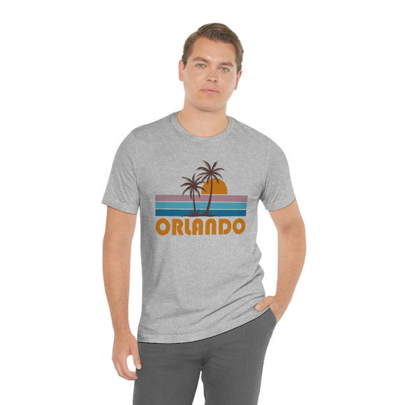 Orlando, Florida T-Shirt - Retro Palm Tree Unisex Orlando Shirt