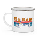 Big Bear, California Camp Mug - Mountain Sunset Enamel Campfire Big Bear Mug-4