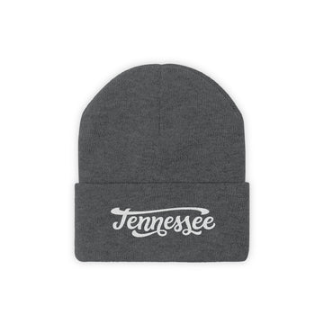 Tennessee Beanie - Adult Hand Lettered Embroidered Tennessee Knit Hat