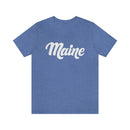 Maine T-Shirt - Hand Lettered Unisex Maine Shirt-12