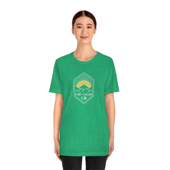 Fort Collins, Colorado T-Shirt - Sun Unisex Fort Collins Shirt