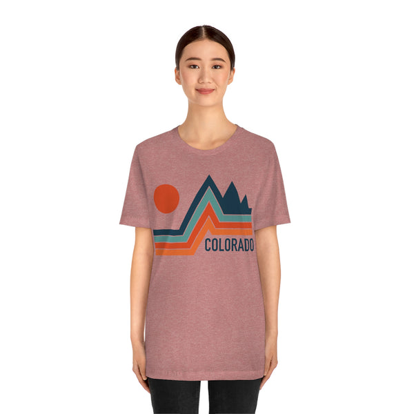 Copy of Colorado T-Shirt - Retro Mountain Unisex Colorado Shirt