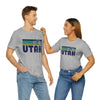 Utah T-Shirt - Retro Mountain Bike Adult Unisex Utah T Shirt