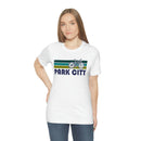 Park City T-Shirt - Retro Mountain Bike Adult Unisex Park City, Utah T Shirt-13