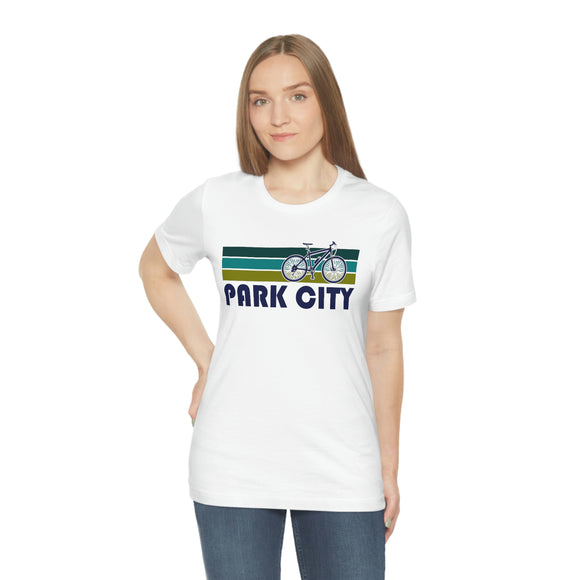 Park City T-Shirt - Retro Mountain Bike Adult Unisex Park City, Utah T Shirt