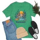 Vermont T-Shirt - Mountain Illustration Unisex Vermont Shirt-7