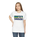 Oregon T-Shirt - Retro Mountain Bike Adult Unisex Oregon T Shirt-13