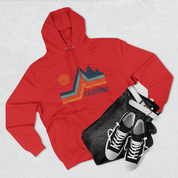 Premium California Hoodie - Retro Unisex Sweatshirt