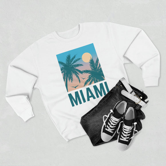 Premium Miami, Florida Sweatshirt - Unisex Premium Crewneck Sweatshirt