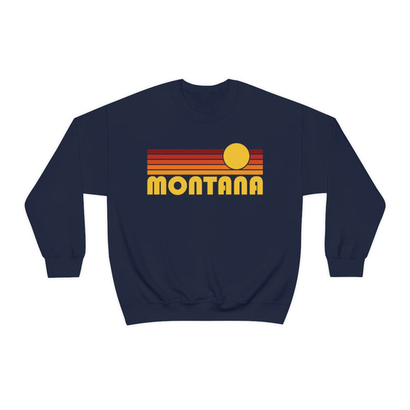 Montana Sweatshirt - Retro Sunset Unisex