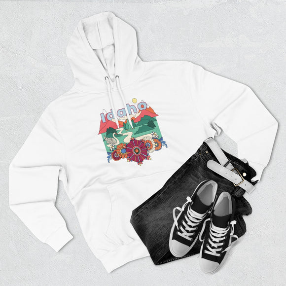 Premium Idaho Hoodie - Boho Unisex Sweatshirt